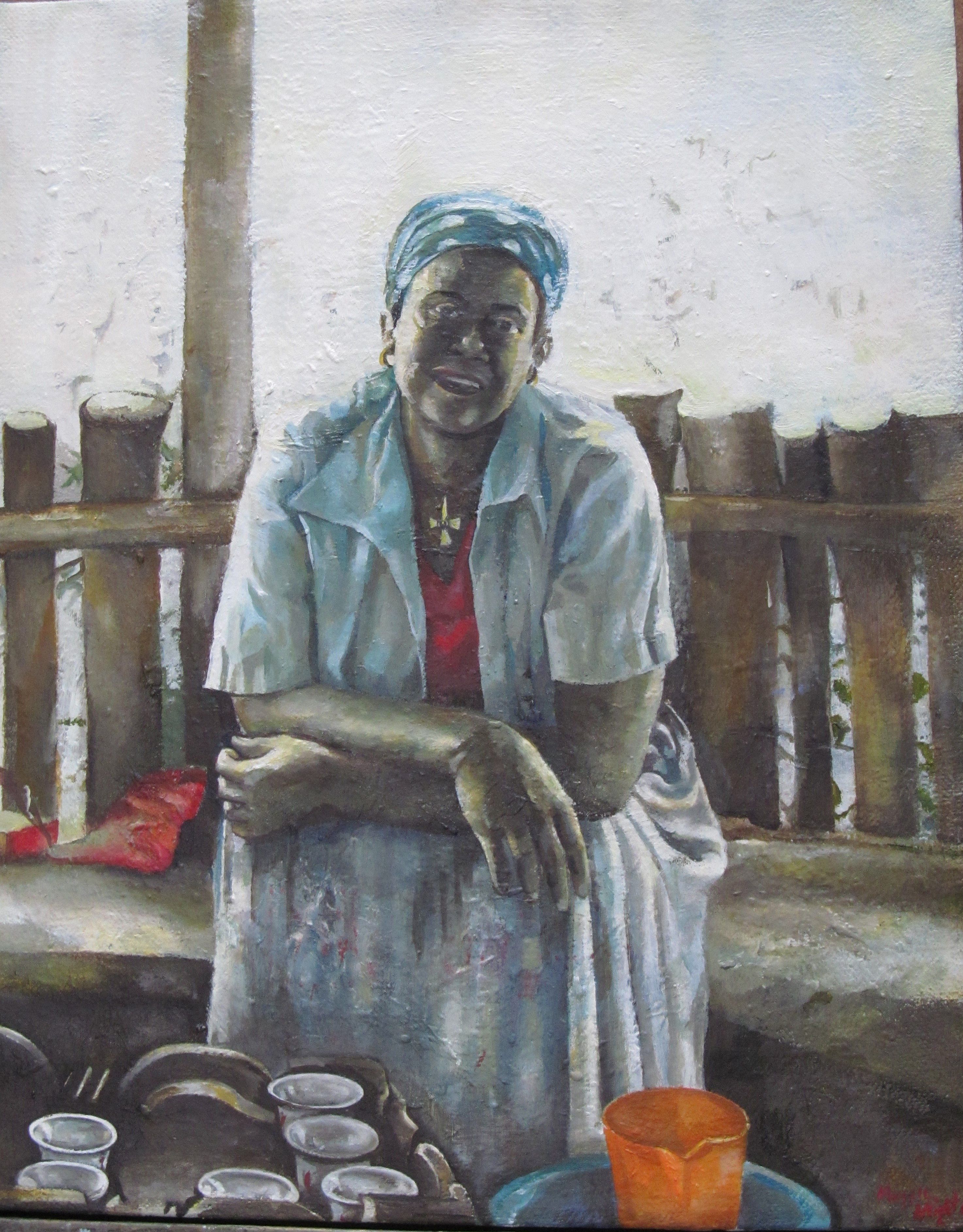 Coffee Maker, Blue Nile Falls by Maggie Wright